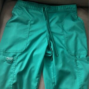 NEW hunter green scrub pants- Medium women’s